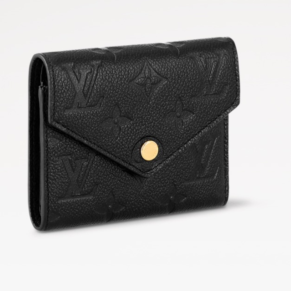 Louis Vuitton Black Monogram Envelope Wallet